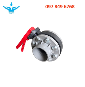 Van bướm nhựa uPVC lắp đủ bộ Van bướm nhựa uPVC lắp đủ bộ