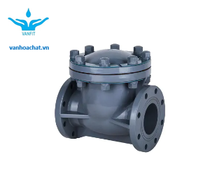 van 1 chiều lá lật pvc 12