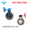 Van bướm nhựa pph, upvc