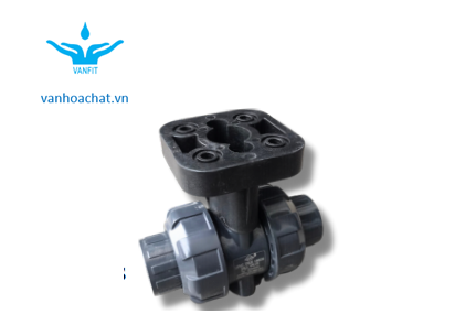 Van lắp động cơ UPVC van bi lắp động cơ