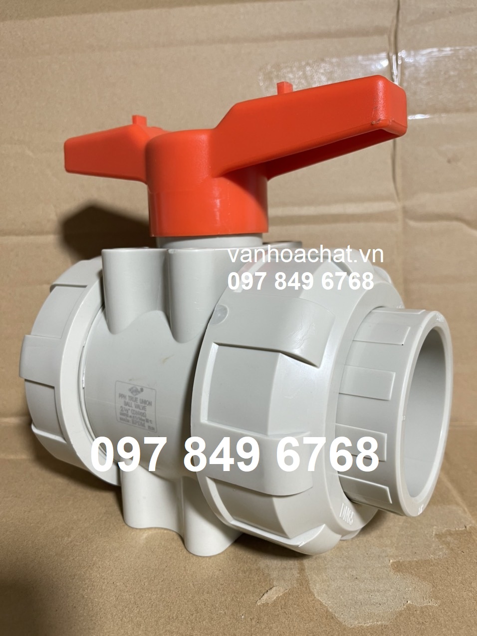 Van bi nhựa PPH Van Bi Nhựa Rắc Co đôi PPH