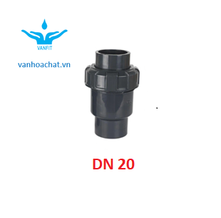 VAN 1 CHIỀU 1 RẮC CO pvc 20