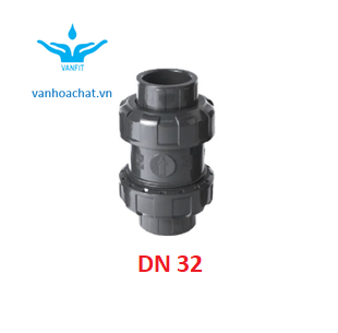 Van 1 chiều nhựa rắc co DN32