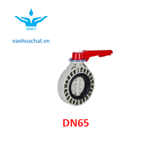 Van bướm nhựa DN65