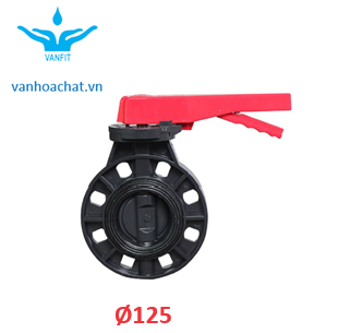van bướm nhựa phi 125