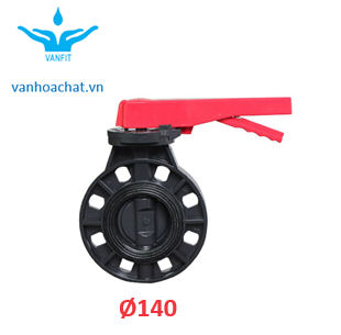 van bướm nhựa phi 140