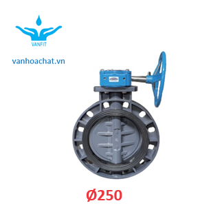 van bướm uPVC phi 250