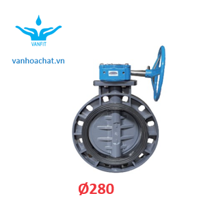 van bướm uPVC phi 280