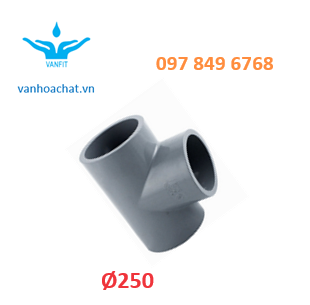 Tê đều PVC 250
