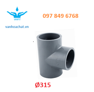 Tê đều PVC 315