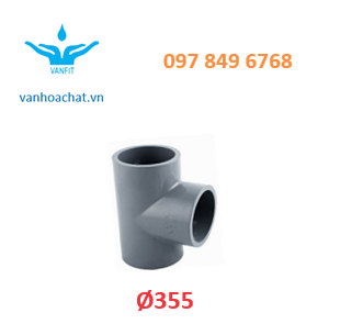 Tê đều PVC 355