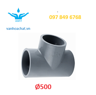 Tê đều PVC 500