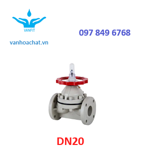 Van màng nhựa pph DN20
