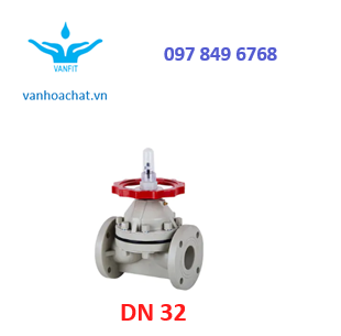 Van màng nhựa pph DN32