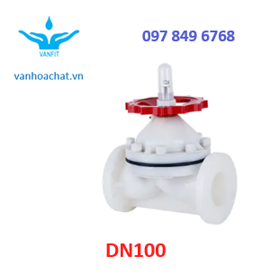 Van màng nhựa pvdf DN110