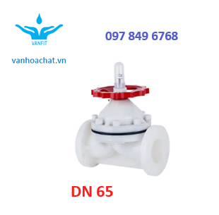Van màng nhựa pvdf DN65