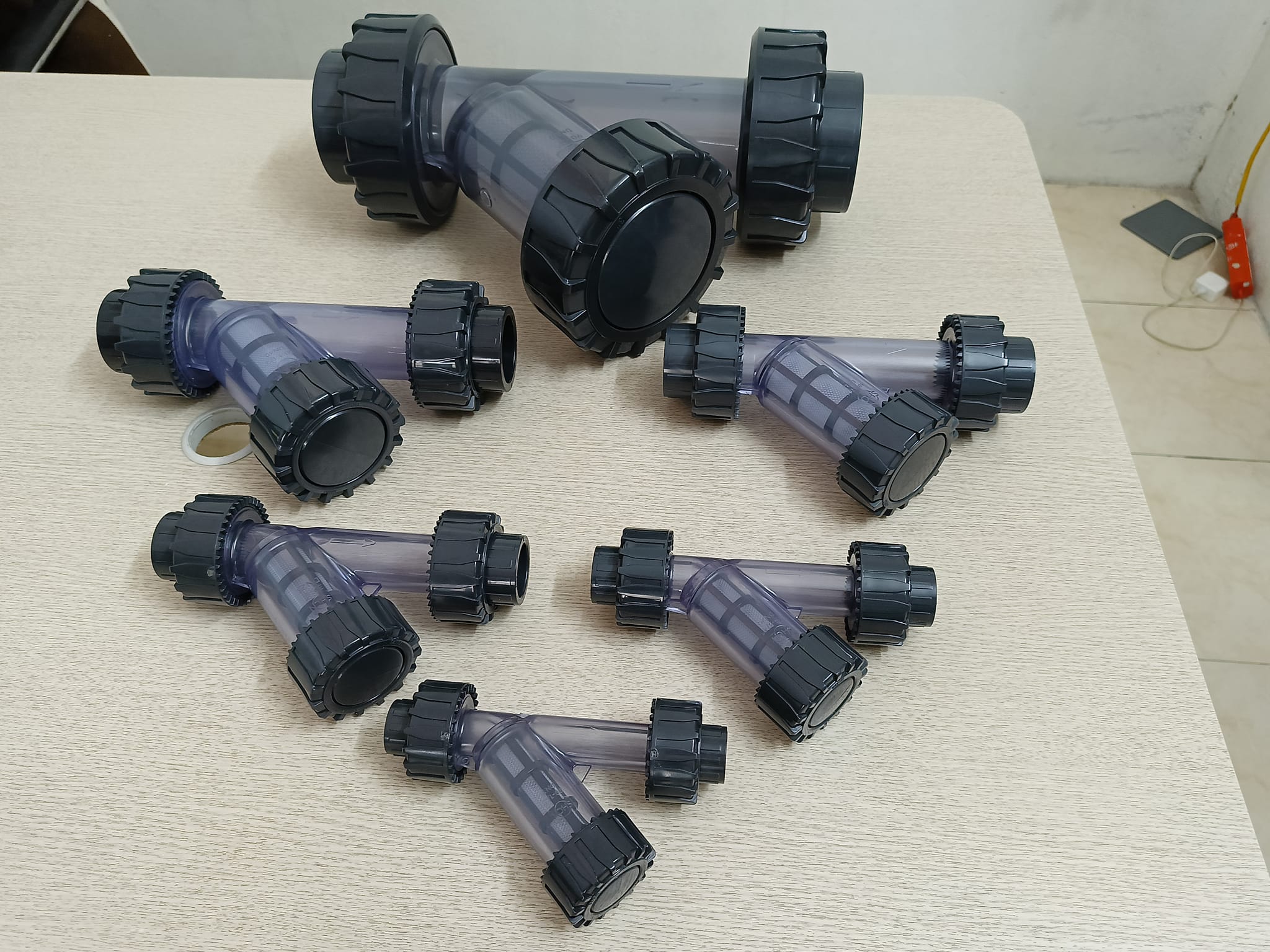 Y lọc nhựa PVC