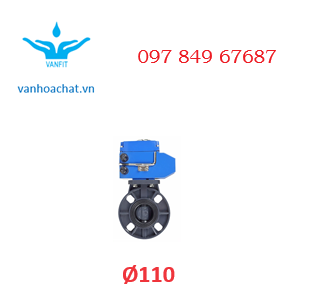 Van bướm nhựa phi 110