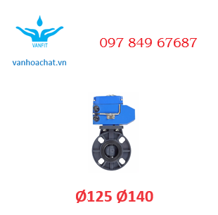 Van bướm nhựa phi 125