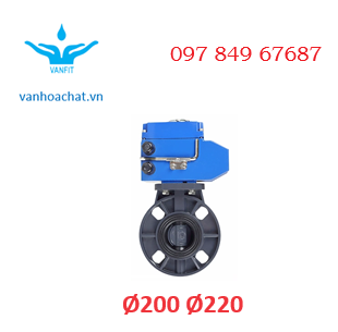 Van bướm nhựa phi 180