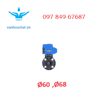 Van bướm nhựa phi 60