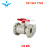 Van Bi Mặt Bích PPH DN100