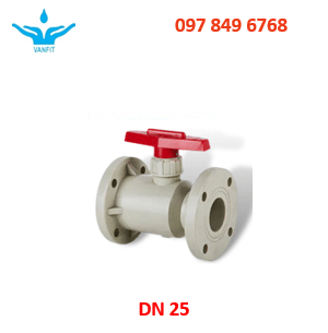 Van Bi Mặt Bích PPH DN25