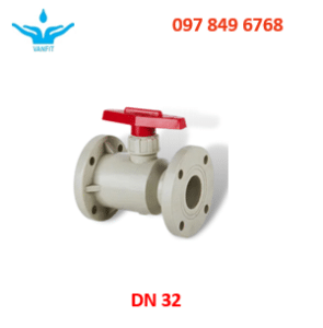 Van Bi Mặt Bích PPH DN32