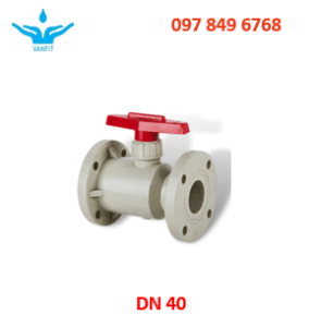 Van Bi Mặt Bích PPH DN40