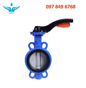 Van bướm tay gạt gang 1 Van Bướm Tay Gạt Gang