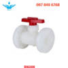 Van bi nhựa mặt bích PVDF DN125