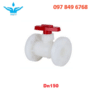 Van bi nhựa mặt bích PVDF DN150
