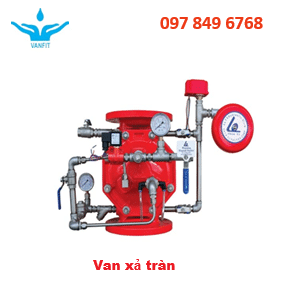 van xả tràn van xả tràn gang