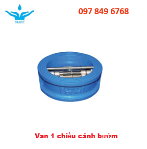 van_mot_chieu_canh_bướm Van 1 Chiều Cánh Bướm Gang