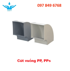 Cút vuông nhựa pp, pps