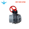 Van bướm nhựa tay quay lắp đủ bộ