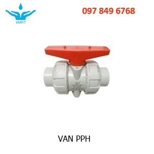 van bi nhựa rắc co PPH