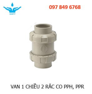 van 1 chiều 2 rắc co PPH