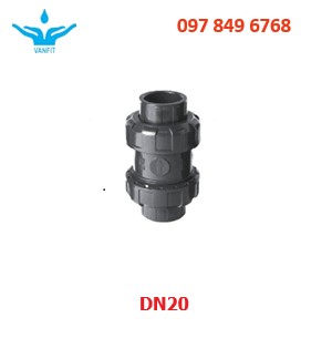 van-1-chieu-rắc-co-dn20 Van 1 Chiều uPVC - Rắc co Dn20