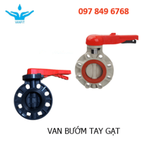 VAN BƯỚM TAY GẠT UPVC