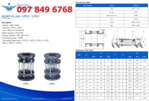 kính ngắm uPVC