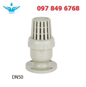 Rọ Hút Nhựa PPH Mặt Bích DN50 (Phi 63)