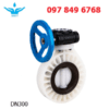 Van Bướm PVDF Tay Quay DN300 phi 315