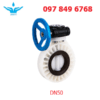 Van Bướm PVDF Tay Quay DN50 phi 63
