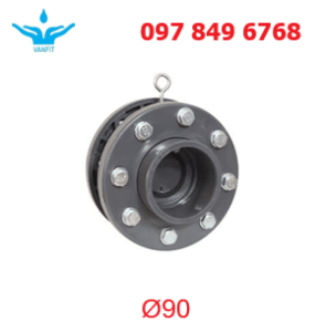 Van Một Chiều Cánh Bướm PVC 90 (DN80)