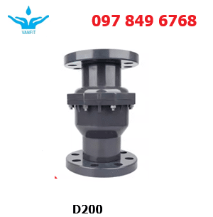 van_một_chiều_upvc_lá_lật_mặt_bích_D200 Van Một Chiều PVC Kết Nối Mặt Bích D200