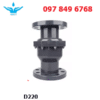 Van Một Chiều PVC Kết Nối Mặt Bích D220