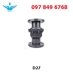 van_một_chiều_upvc_lá_lật_mặt_bích_D27 Van Một Chiều PVC D27 Kết Nối Mặt Bích
