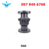 Van Một Chiều PVC Kết Nối Mặt Bích D60