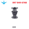 Van Một Chiều PVC Kết Nối Mặt Bích D34